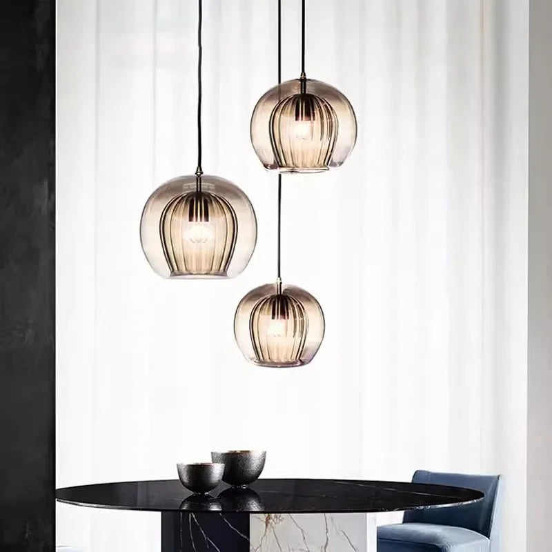 Sphère Lumineuse Moderne En Verre — vue 2
