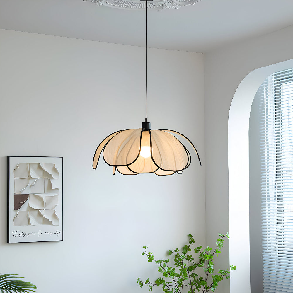 Suspension En Osier Et Naturel Design Élégant — vue 4