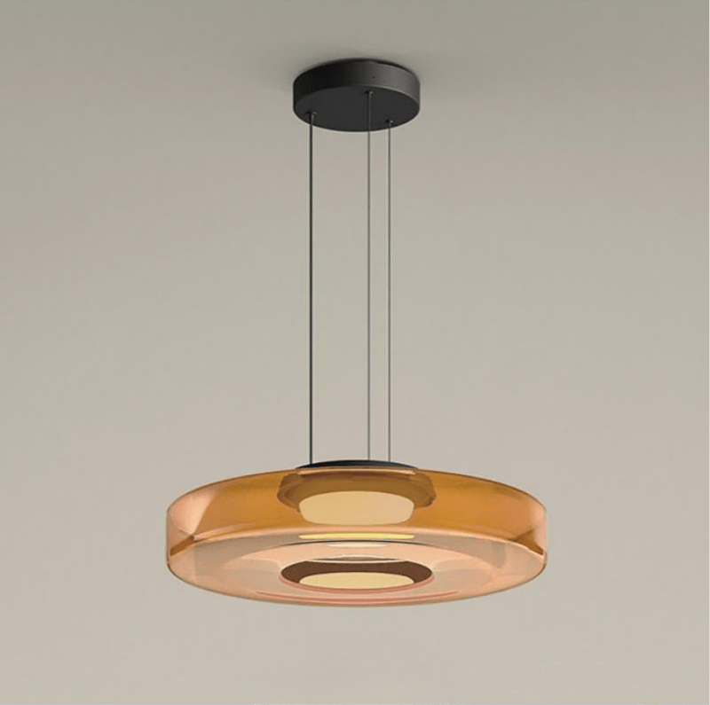 Suspension En Verre Style Bauhaus