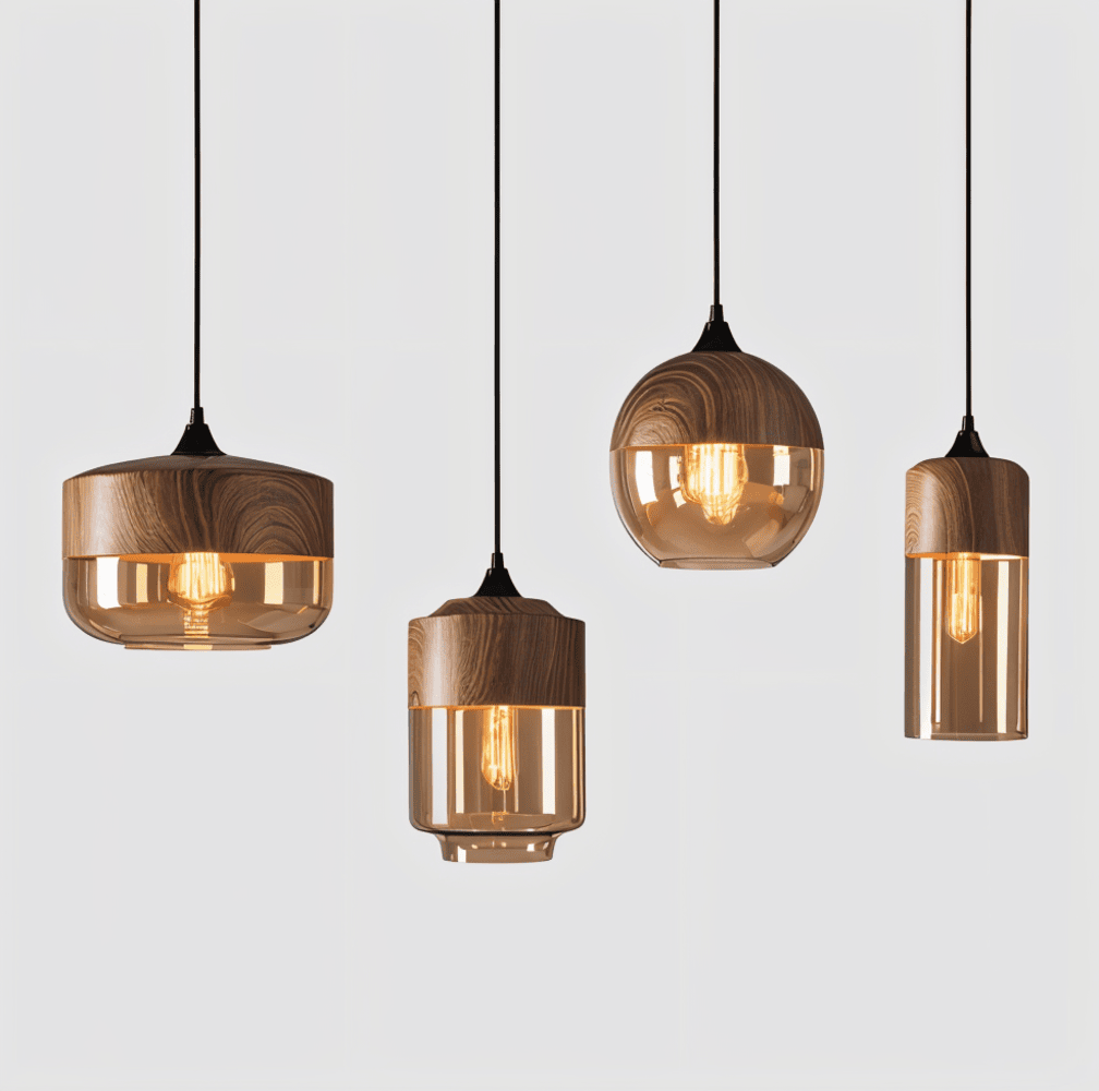 Suspension Loft En Verre Rétro — vue 4