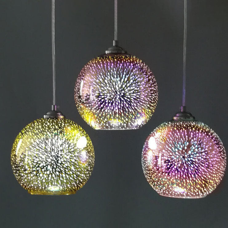 Suspension Moderne Effet Feu D’artifice — vue 5