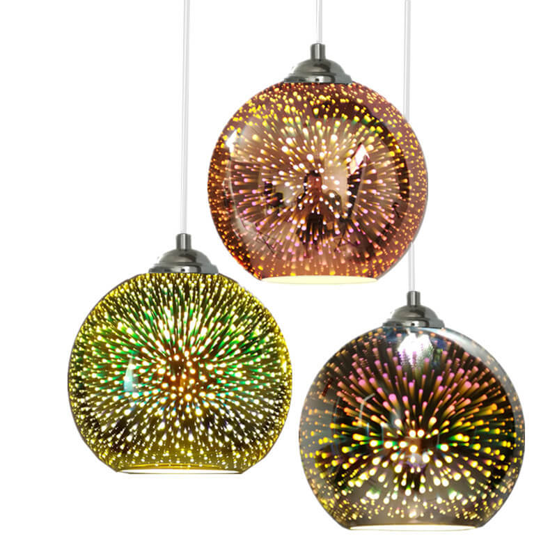 Suspension Moderne Effet Feu D’artifice — vue 12