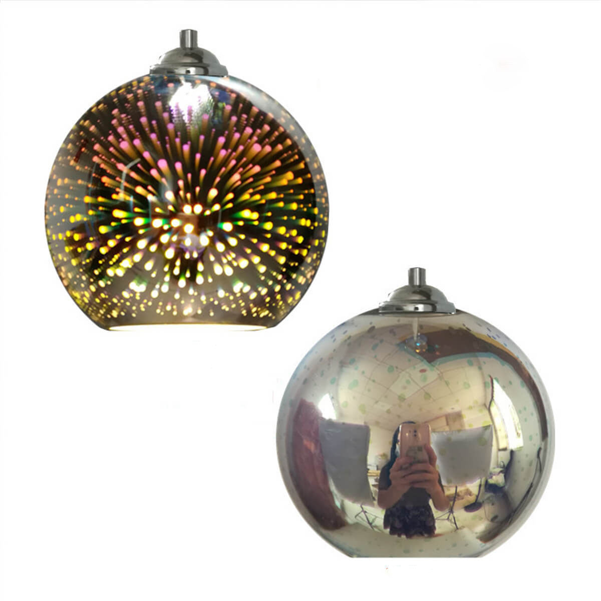 Suspension Moderne Effet Feu D’artifice — vue 14