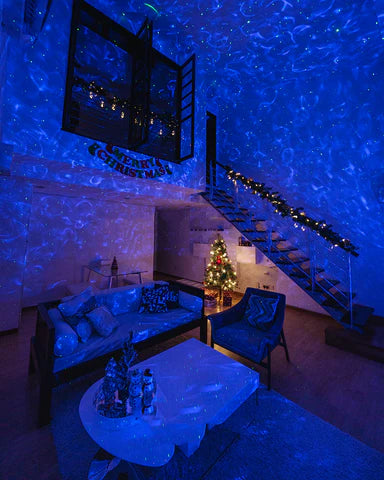 Projecteur De Lumière Galaxie — Décoration Lumineuse Et Apaisante